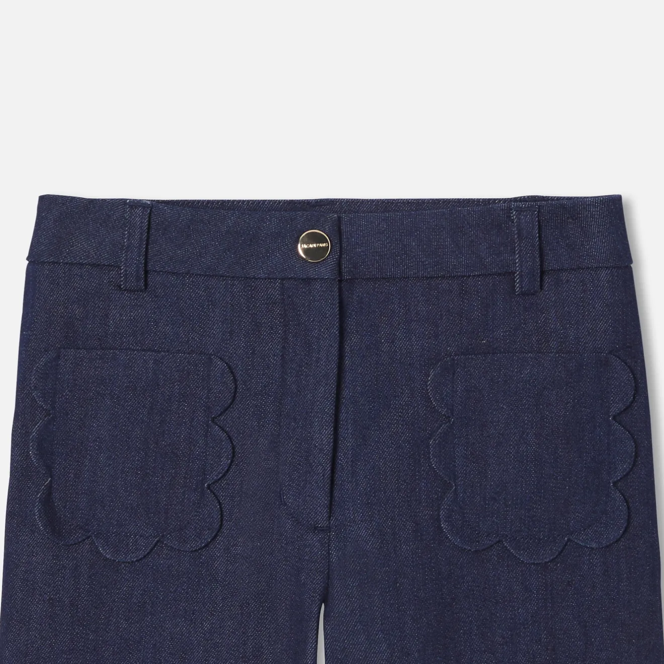 Pantalon Et Jogging-Jacadi Jean large enfant fille - DENIM FONCE