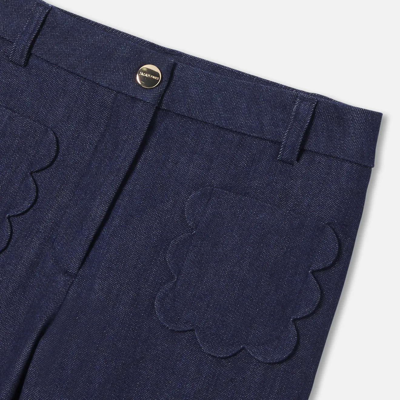 Pantalon Et Jogging-Jacadi Jean large enfant fille - DENIM FONCE