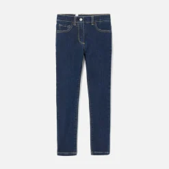 Pantalon Et Jogging-Jacadi Jean slim enfant fille - DENIM FONCE