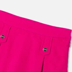 Robe Et Jupe-Jacadi Jupe à plis creux enfant fille - FRAMBOISE