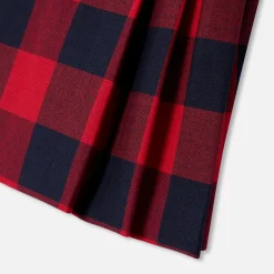 Robe Et Jupe-Jacadi Jupe enfant fille en maxi vichy - MARINE/ROUGE