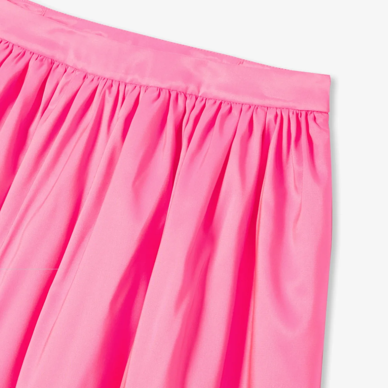 Robe Et Jupe-Jacadi Jupe enfant fille en taffetas - ROSE FLUO