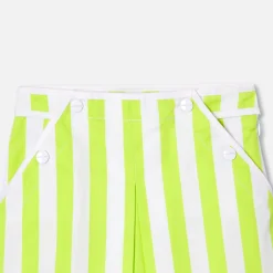 Robe Et Jupe-Jacadi Jupe-culotte enfant fille - BLANC/VERT