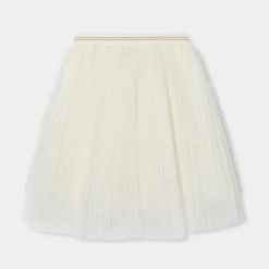 Robe Et Jupe-Jacadi Jupon en tulle enfant fille - BLANC/OR