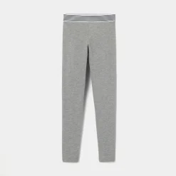 Pantalon Et Jogging-Jacadi Legging enfant fille en piqué de coton - gris chine clair GRIS CHINE CLAIR JACADI