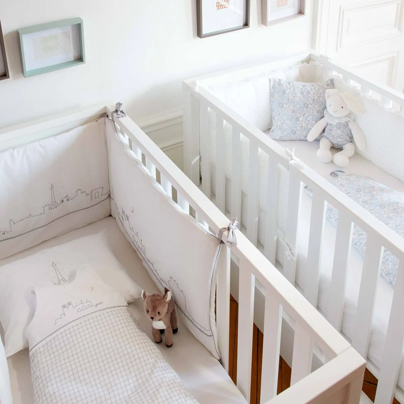 Mobilier-Jacadi Lit bébé Brume 60X120 - blanc BLANC JACADI