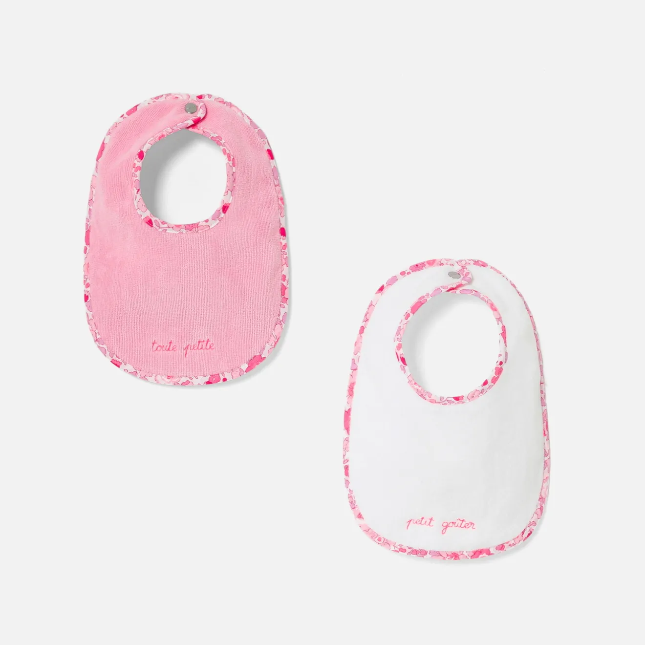 Bavoirs Et Langes-Jacadi Lot de 2 bavoirs en éponge - lore ROSE/MULTICO