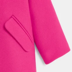 Manteaux, Vestes Et Combi Pilote-Jacadi Manteau bébé fille à col effet fourrure - ROSE FUSCHIA