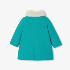 Manteaux, Vestes Et Combi Pilote-Jacadi Manteau bébé fille en drap de laine - VERT ROSEAU