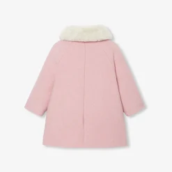 Manteaux, Vestes Et Combi Pilote-Jacadi Manteau bébé fille en drap de laine - ROSE CHINE