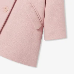 Manteaux, Vestes Et Combi Pilote-Jacadi Manteau bébé fille en drap de laine - ROSE CHINE