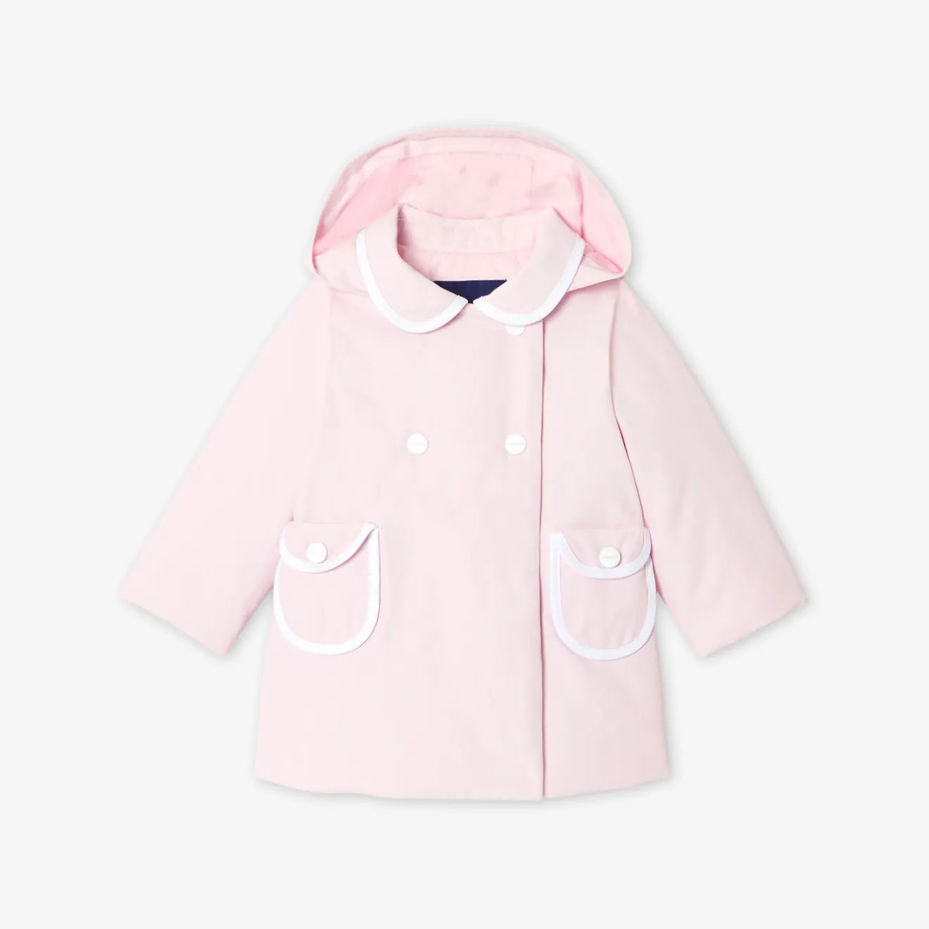 Manteaux, Vestes Et Combi Pilote-Jacadi Manteau d'intersaison bébé fille - rose poudre ROSE POUDRE JACADI