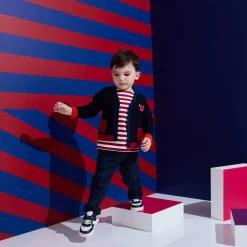 T-Shirt Et Polo-Jacadi Marinière bébé garçon - BLANC/ROUGE