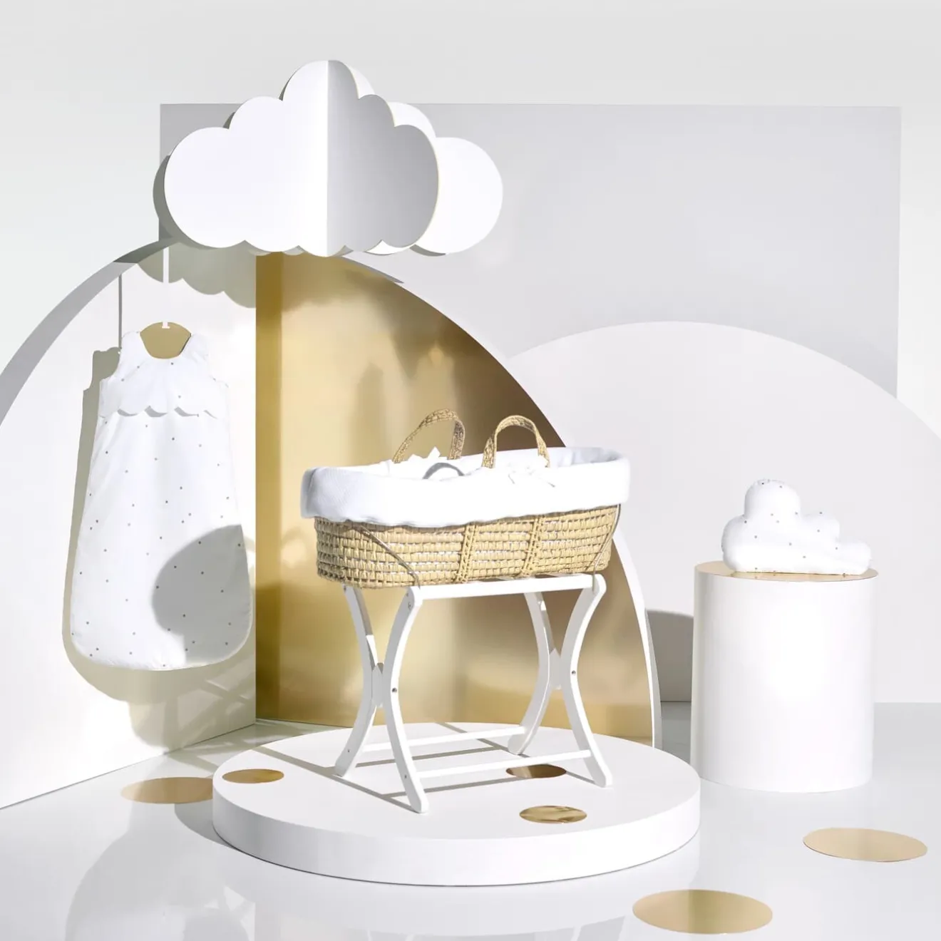 Mobilier|Couffins Et Berceaux-Jacadi Panier couffin - NATUREL