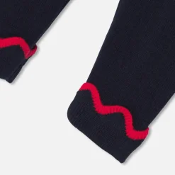 Pantalon Et Short-Jacadi Pantalon bébé fille en tricot - marine MARINE JACADI