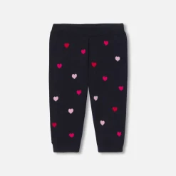 Pantalon Et Short-Jacadi Pantalon bébé fille en tricot - lore MARINE/MULTICO