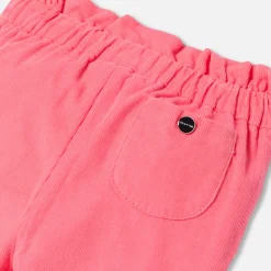 Pantalon Et Short-Jacadi Pantalon bébé fille en velours - CORAIL