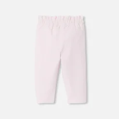 Pantalon Et Short-Jacadi Pantalon bébé fille en velours - rose poudre ROSE POUDRE JACADI