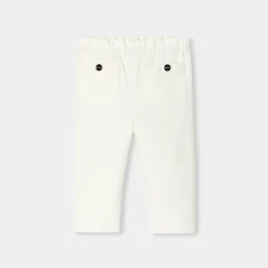 Pantalon Et Short-Jacadi Pantalon bébé fille en velours - blanc doux BLANC DOUX JACADI