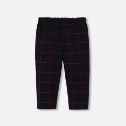 Pantalon Et Short-Jacadi Pantalon bébé garçon à carreaux - MARINE/ROUGE