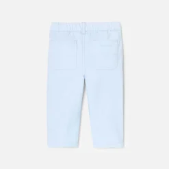 Pantalon Et Short-Jacadi Pantalon bébé garçon en twill - BLEU PALE