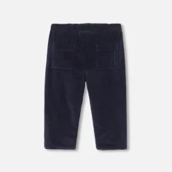 Pantalon Et Short-Jacadi Pantalon bébé garçon en velours - marine MARINE JACADI