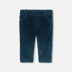 Pantalon Et Short-Jacadi Pantalon bébé garçon en velours côtelé - ENCRE