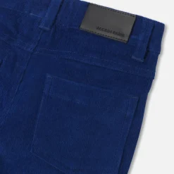Pantalon Et Short-Jacadi Pantalon bébé garçon en velours côtelé - BLEU FONCE