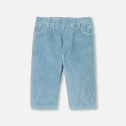 Pantalon Et Short-Jacadi Pantalon bébé garçon en velours côtelé - BLEU DEAU