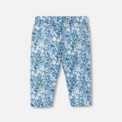 Pantalon, Bloomer Et Short-Jacadi Pantalon confort bébé fille en Tissu Liberty - lore BLEU/MULTICO