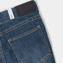 Pantalon Et Jogging-Jacadi Pantalon denim molleton enfant garçon - DENIM CLAIR