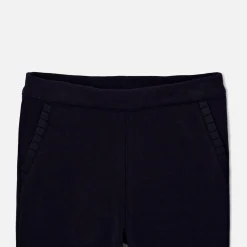 Pantalon Et Jogging-Jacadi Pantalon enfant fille en molleton - marine MARINE JACADI