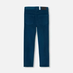 Pantalon Et Jogging-Jacadi Pantalon enfant garçon en velours côtelé - PETROLE