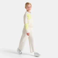 Pantalon Et Jogging-Jacadi Pantalon large enfant fille en velours côtelé - blanc doux BLANC DOUX JACADI