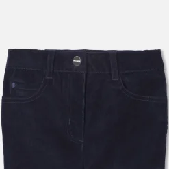 Pantalon Et Jogging-Jacadi Pantalon slim en velours enfant fille - marine MARINE JACADI