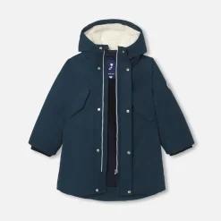 Manteau, Doudoune Et Veste|Manteau, Doudoune Et Veste-Jacadi Parka longue enfant - ENCRE