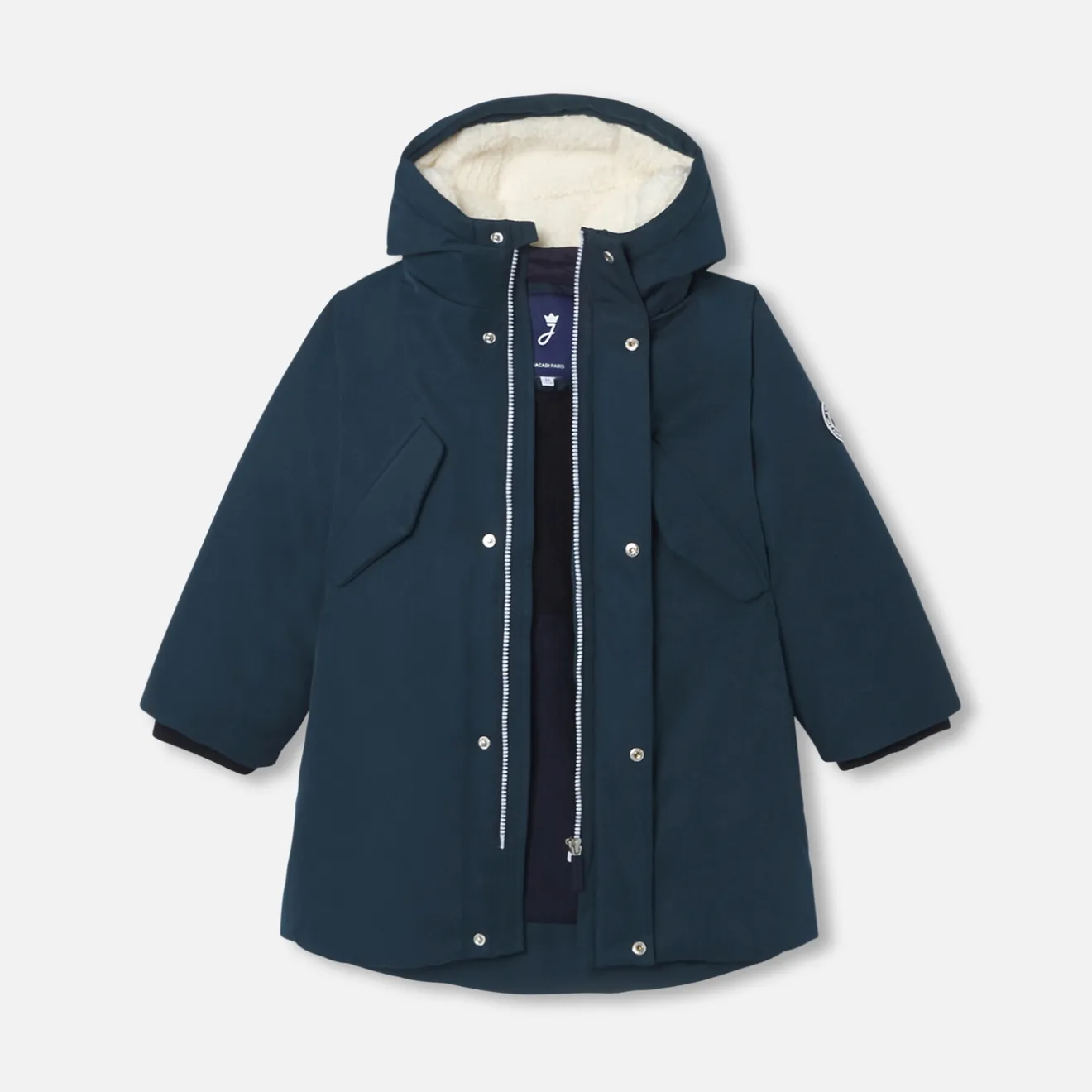 Manteau, Doudoune Et Veste|Manteau, Doudoune Et Veste-Jacadi Parka longue enfant - ENCRE