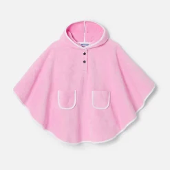 Sorties De Bain Et Peignoirs-Jacadi Peignoir de bain en éponge - ROSE MOYEN