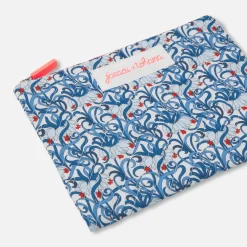 Accessoires-Jacadi Petite pochette en tissu Liberty - x Tohana - lore BLEU/MULTICO