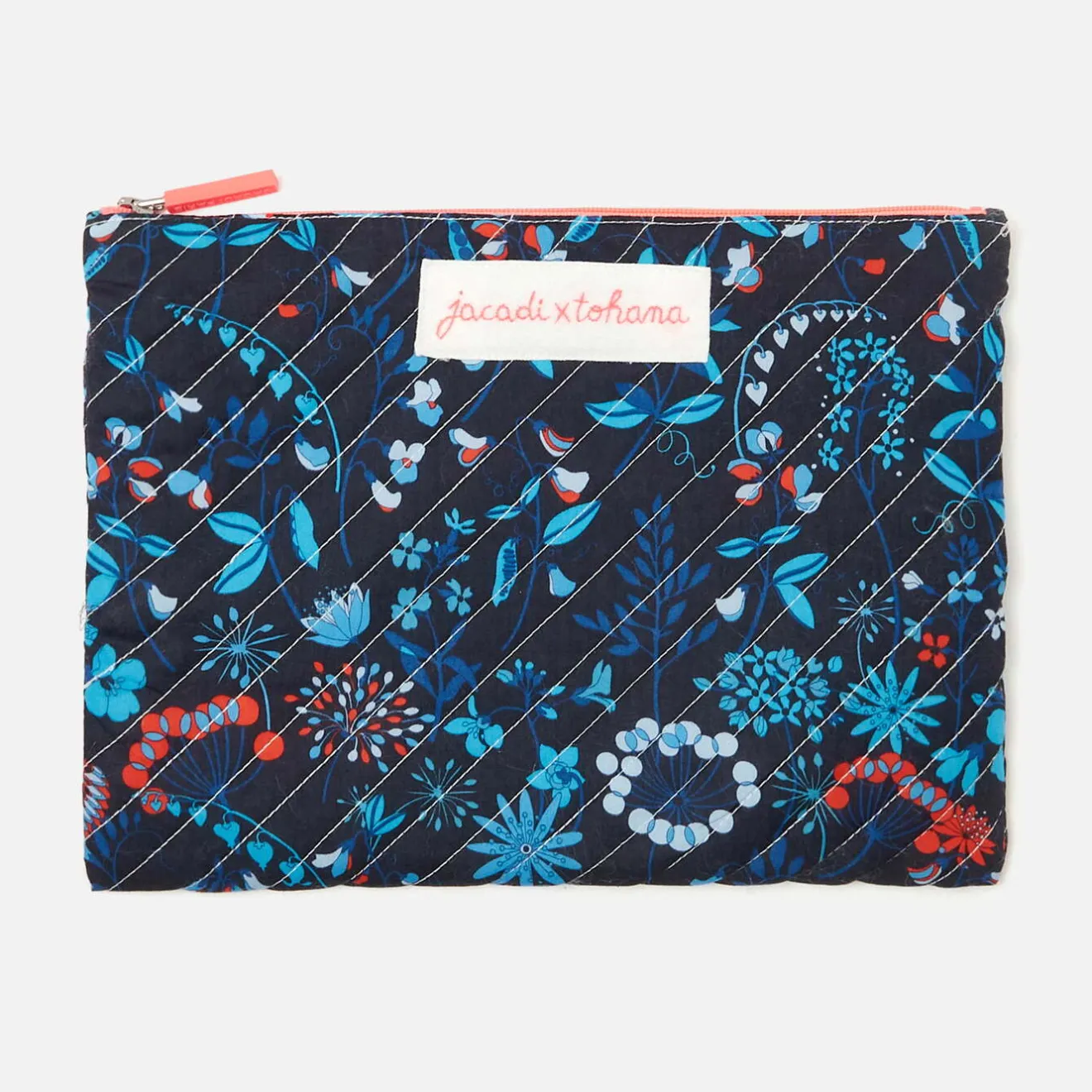 Accessoires-Jacadi Pochette en tissu Liberty - x Tohana - lore VERT/MULTICO