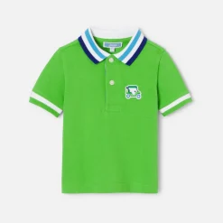T-Shirt Et Polo-Jacadi Polo bébé garçon en piqué de coton - VERT TREFLE