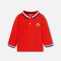T-Shirt Et Polo-Jacadi Polo bébé garçon manches longues - ROUGE VIF