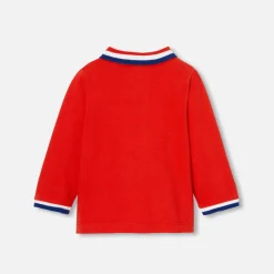 T-Shirt Et Polo-Jacadi Polo bébé garçon manches longues - ROUGE VIF