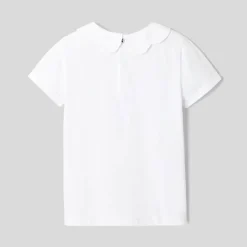 T-Shirt, Polo Et Sous-Pull-Jacadi Polo enfant fille à col festonné - blanc BLANC JACADI