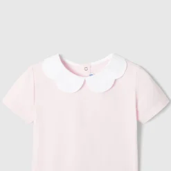 T-Shirt, Polo Et Sous-Pull-Jacadi Polo enfant fille à col festonné - rose poudre ROSE POUDRE JACADI