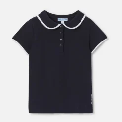 T-Shirt, Polo Et Sous-Pull-Jacadi Polo enfant fille - marine MARINE JACADI