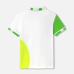 T-Shirt, Polo Et Sous-Pull-Jacadi Polo enfant garçon en piqué de coton - lore BLANC/MULTICO