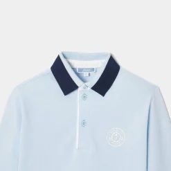 T-Shirt, Polo Et Sous-Pull-Jacadi Polo esprit rugby enfant garçon - bleu clair BLEU CLAIR JACADI