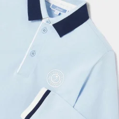 T-Shirt, Polo Et Sous-Pull-Jacadi Polo esprit rugby enfant garçon - bleu clair BLEU CLAIR JACADI