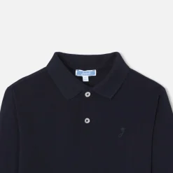 T-Shirt, Polo Et Sous-Pull-Jacadi Polo manches longues enfant garçon - marine MARINE JACADI